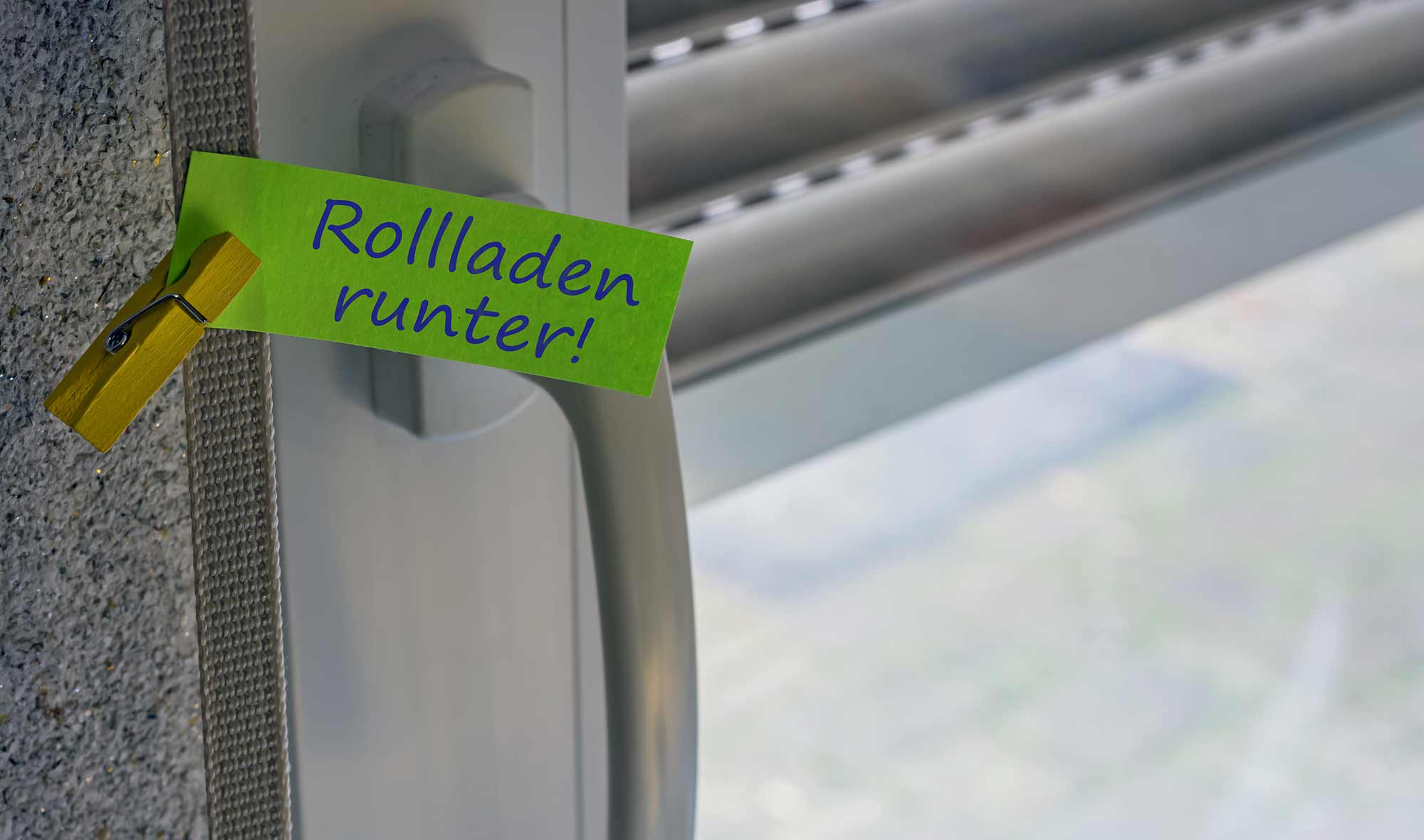 Rollladen als Einbruchschutz